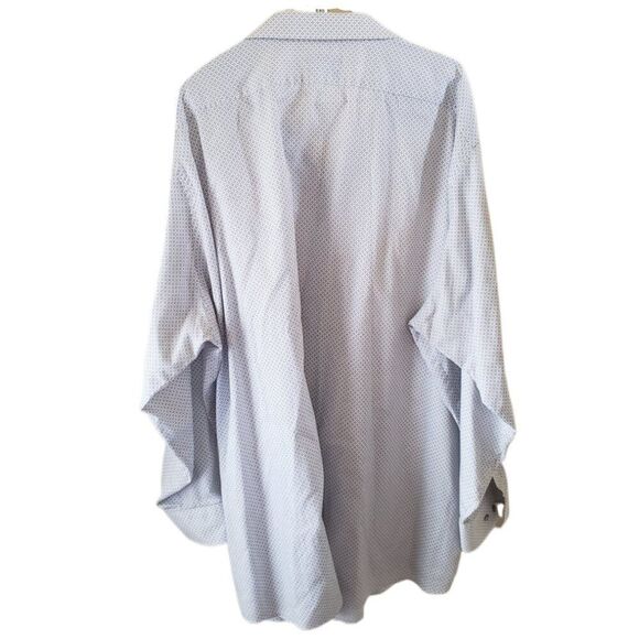 Shaquille O'Neal Men's Big Fit Long Sleeve Button Up Shirt with Pocket - Picture 2 of 3